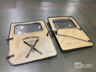 (9) Assorted HMMWV Humvee Doors