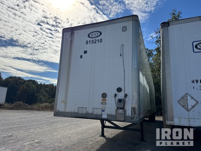 2016 Vanguard 53 ft x 102 in T/A Van Trailer