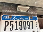 Trailer Chassis with License Plate Light Functional