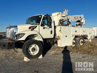 Altec ABL42 on 2014 International 7400 SBA 6X4 6x4 Lkw-Arbeitsbühne (Inoperable)