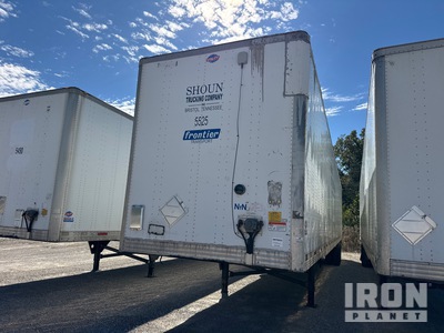 2016 Utility VS2DX 53 ft x 102 in T/A Van Trailer