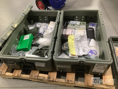 (2) Storage Cases w/Assorted Medical Supplies