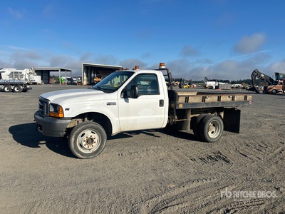 2000 Ford F-450 XL 4x4 Camión plataforma volquete
