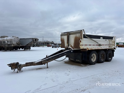 2009 Renn 17 ft Tri/A Pup Dump Trailer