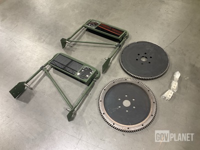 (27) Clutch Blocks, (2) Flywheel Assemblies & Assorted Items