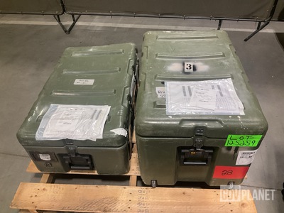 (2) Storage Cases w/Assorted Medical Supplies