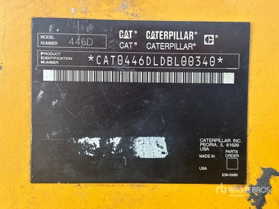 2005 Cat 446D 4x4 Backhoe Loader