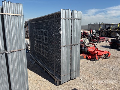 9 ft 7 in x 5 ft 10 in Chain Link Site Fence