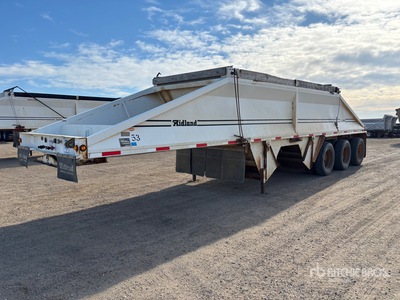 2009 Midland 38 ft Tri/A Przyczepa z wywrotem brzusznym