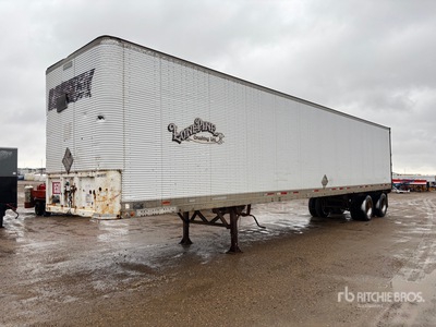1985 Fruehauf 48 ft x 102 in T/A Tool Crib Van Trailer