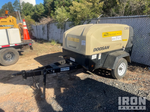 2023 (unverified) Doosan C185WDO-T4F Mobile Air Compressor (Inoperable)