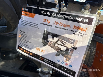 2026 ARTEER PHA-2C-3 Skid Steer 3-Point Adapter