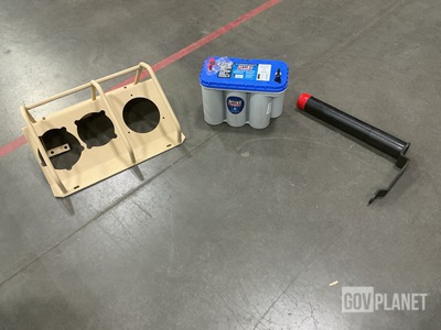(1) Brackets, (12) Housings, (1) Shouldered Shaft & Assorted Items