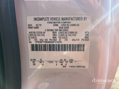 2019 Ford F-750 4x2 Abroll-Lkw