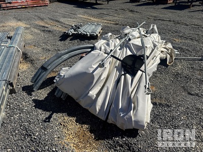 Quantity of (3) Pallets of Canvas canopy Canopy