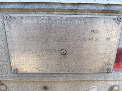 1997 Great Dane 45 ft T/A Semi-remorque fourgon