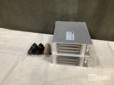 (2) Chassis Modules, (39) Light Holders, (3) Batteries & Assorted Items