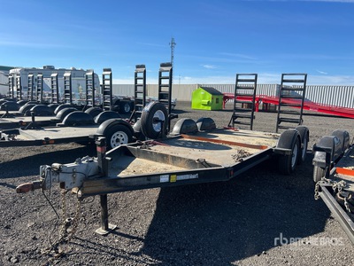 2022 Miska 14 ft T/A Equipment Trailer