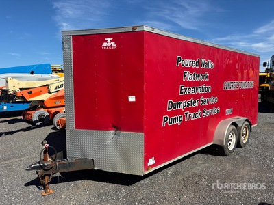 2017 Anvil Trailer AT7X16TA2 16 ft T/A Enclosed Trailer