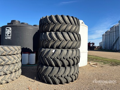 Quantity of (4) 710/65R46 Sprayer Tires - Fits Case IH 4450 Sprayer