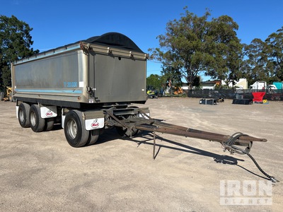 2001 Hercules 6 m Super Dog End Dump Trailer