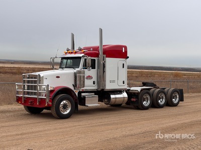2018 Peterbilt 367 8x6 Heavy Haul Tri/A Sleeper Truck Tractor