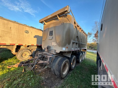 2006 East Tri/A Drawbar Pup Aluminum End Dump Trailer