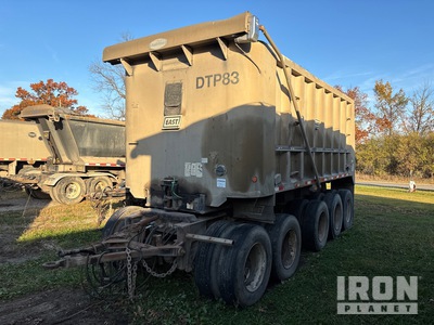 2006 East Tri/A Drawbar Pup Aluminum End Dump Trailer