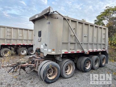 2006 East Tri/A Drawbar Pup Aluminum End Dump Trailer