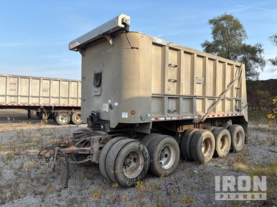 2006 East Tri/A Drawbar Pup Aluminum End Dump Trailer