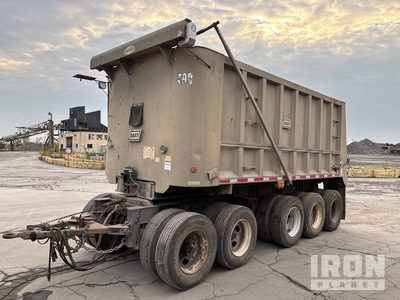 2006 East Tri/A Drawbar Pup Aluminum End Dump Trailer