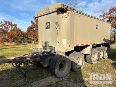 2016 MAC Tri/A Drawbar Pup Aluminum End Dump Trailer