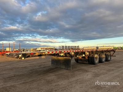 2012 Lode King 42 ft Tri/A Flatbed Trailer