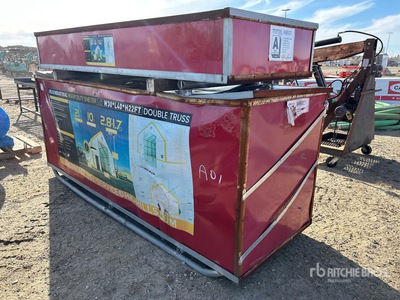 2024 HIlls Industrial 30 ft x 40 ft x 22 ft Heavy Duty Double Truss Storage Building (Unused)