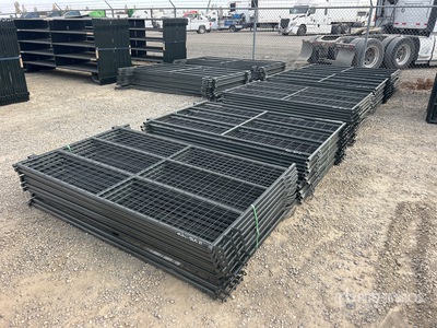 Quantity of (60) 6 ft 8 in x 4 ft 3 in Fencing