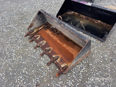 44 in Mini Skid Steer Bucket
