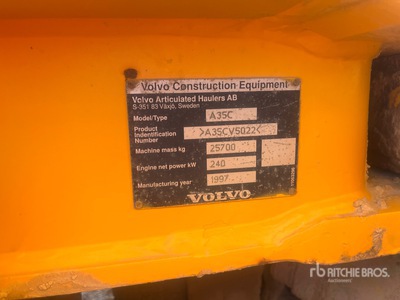 1997 Volvo A35C Articulated Dump Truck
