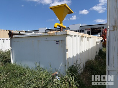 Open Top Skid-Mounted 20 ft Mud Tank