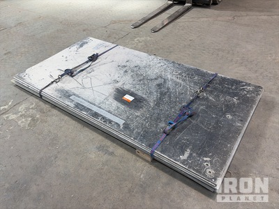 Quantity of (7) Aluminium Road Plates Varios, herramientas manuales