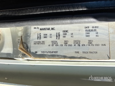 2013 International 5900 Cab & Chassis (Inoperable)