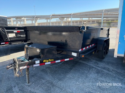 2025 Big Tex 14LX-14C4A-BK 14 ft T/A Dump Utility Trailer