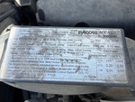 Engine with Emission Label