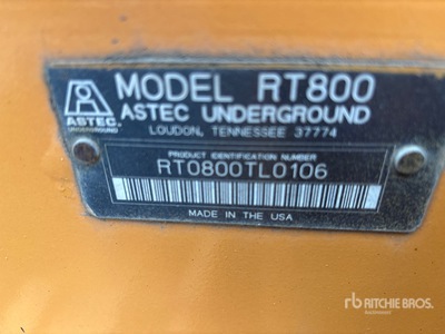 Astec RT800 جرافة الحفر