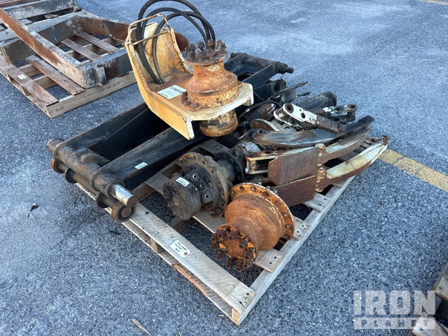 Tailgater forklift misc parts steering rack, push/pull attachment, stabilizers, wheel drive hubs - Fits Tailgater