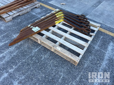 Quantity of (5) 47 in Block Fork Tines - Fits Cat DP70