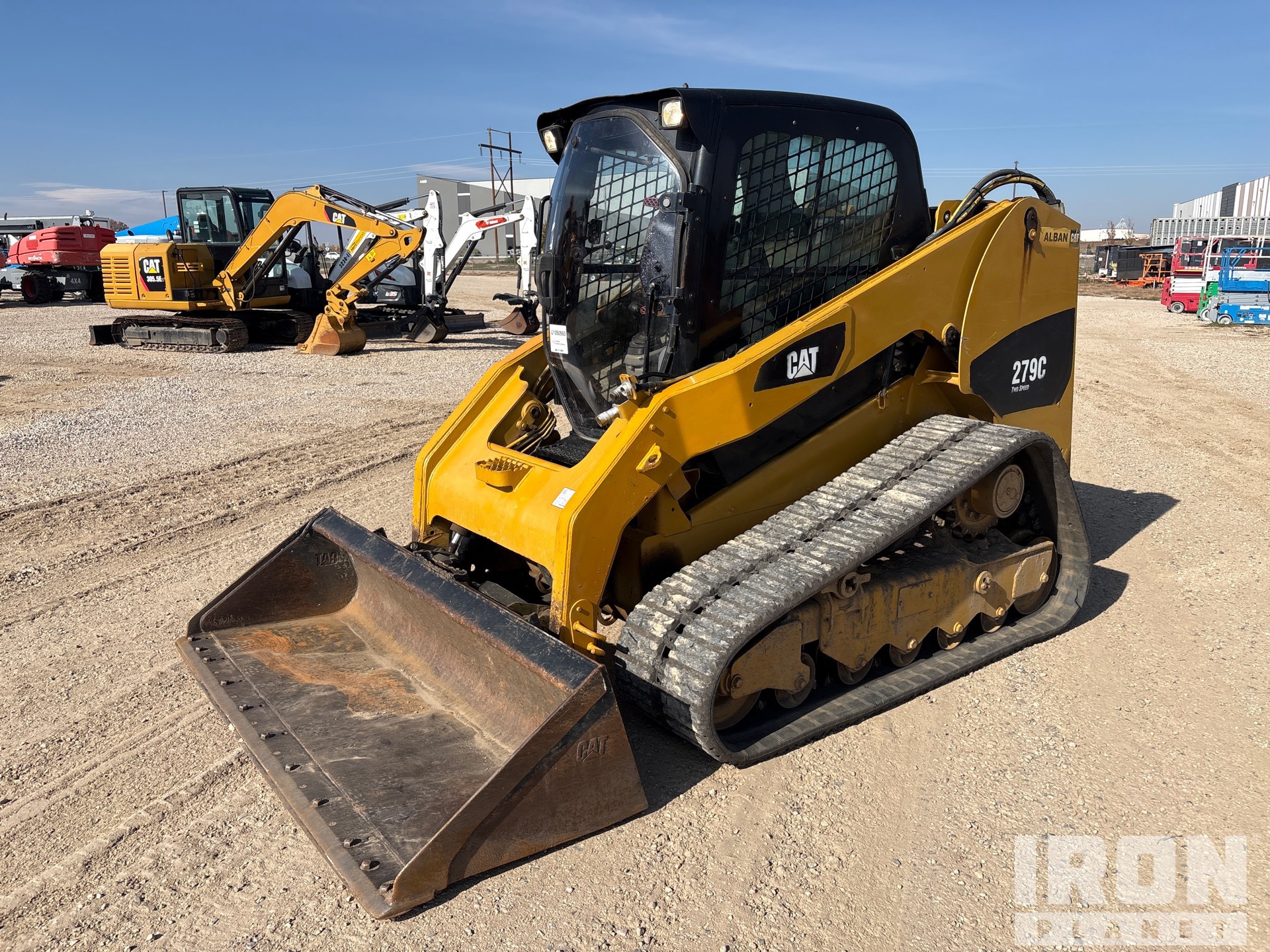 2012 Cat 279C Two-Speed Chargeuse sur rails compacte