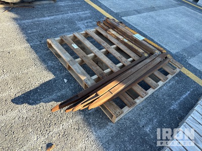 Quantity of (6) 47 in Shaft Mounted Block Fork Tines