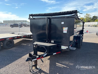 2024 Texas Pride DT716416KBP 16 ft T/A Remolque Bañera Ligero