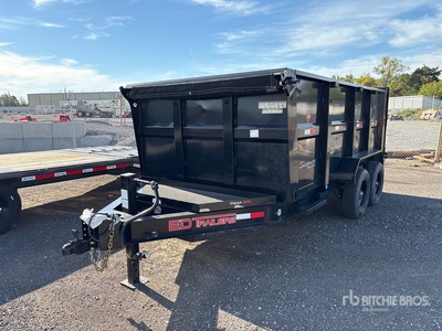 2025 ED Trailers 14 ft T/A Remorque à Benne Utilitaire