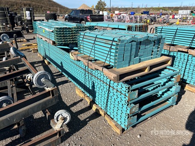 Quantity of (1) Qty 7 Uprights 16 Ft x 42 in, Qty 36 Beams 8 Ft, Qty 72 Pallet Crossers 42 in Pallet Racking